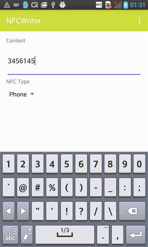 android nfc write tag|nfc code generator.